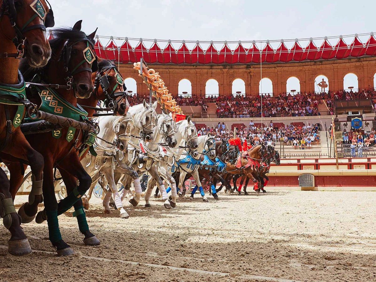 Gladiator races at the Puy du Fou